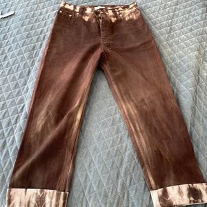 Beau Souci bleach-effect jeans